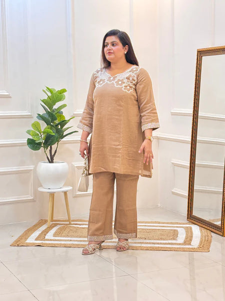 DESERT BLOOM EMBROIDERED KURTA SET