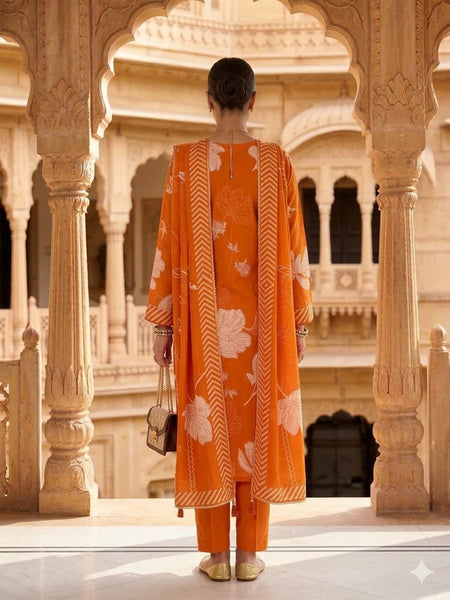 GULNAZ BANDHANI PRINT SUIT SET