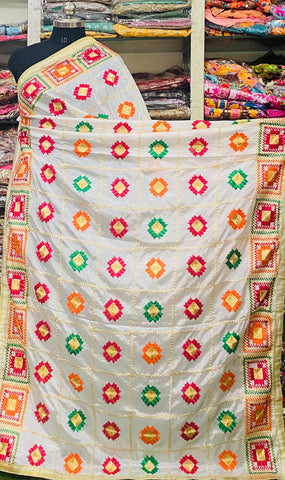 Phulkari Dupatta Handwork VD2103