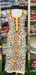 Cotton Kurti Phulkari Handwork CK2024JULY1207