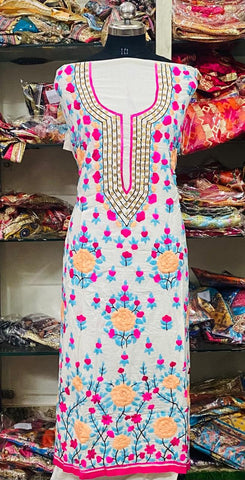 Cotton Kurti Phulkari Handwork CK2024SEP2549