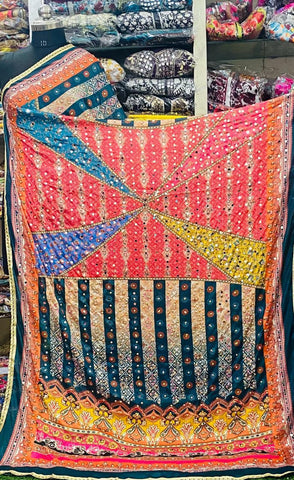 Mirror work Handwork Dupatta2024OCT1403