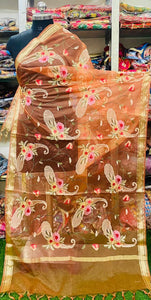 Handwork Organza Aari Work Dupatta2024OCT2429