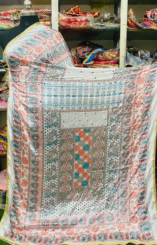 Mirror work Handwork Dupatta2024OCT2522