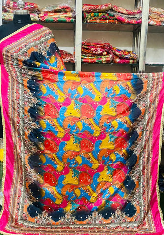Mirror work Handwork Dupatta2024OCT2611