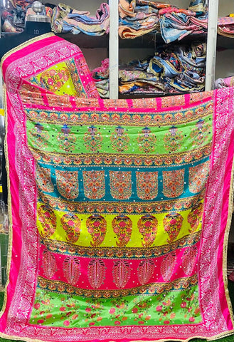 Mirror work Handwork Dupatta2024OCT3008