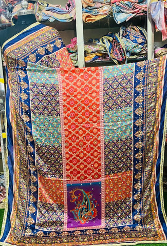 Mirror work Handwork Dupatta2024OCT3009