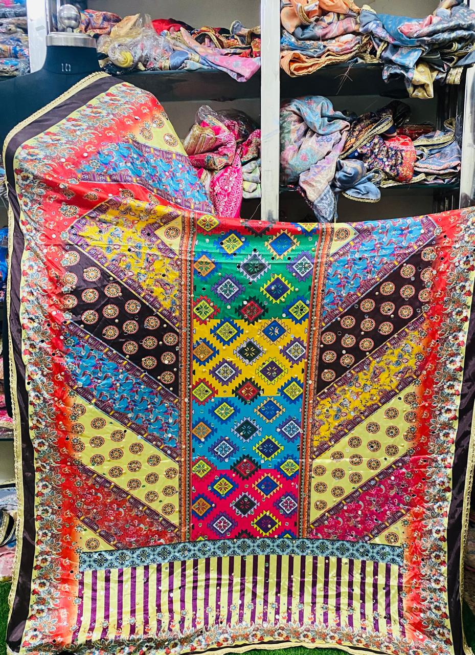 Mirror work Handwork Dupatta2024OCT3102