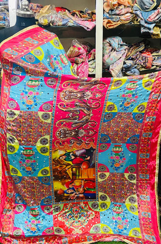 Mirror work Handwork Dupatta2024OCT3104