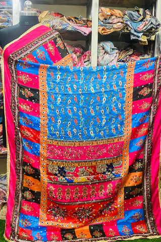 Mirror work Handwork Dupatta2024OCT3107