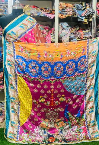 Mirror work Handwork Dupatta2024OCT3109