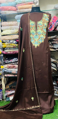 Winter Pashmina Suits Set 2024DEC 1753