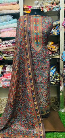 Winter Pashmina Suits Set 2024DEC2916