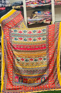 Mirror Work Dupatta Handwork Dupatta 2025FEB0404