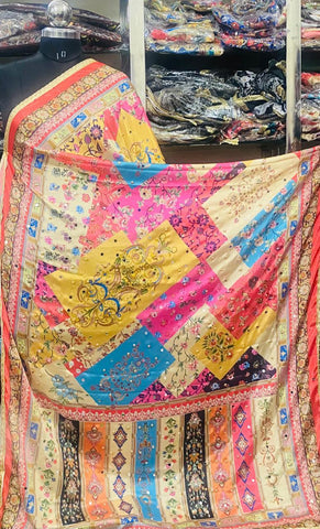 Mirror Work Dupatta Handwork Dupatta 2025FEB0435