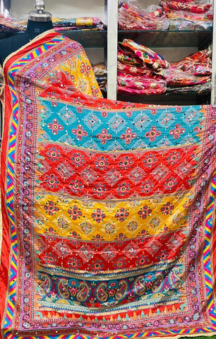 Mirror Work Dupatta Handwork Dupatta 2025FEB0545