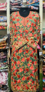 Georgette Kurti Phulkari Handwork CK2025 FEB2303