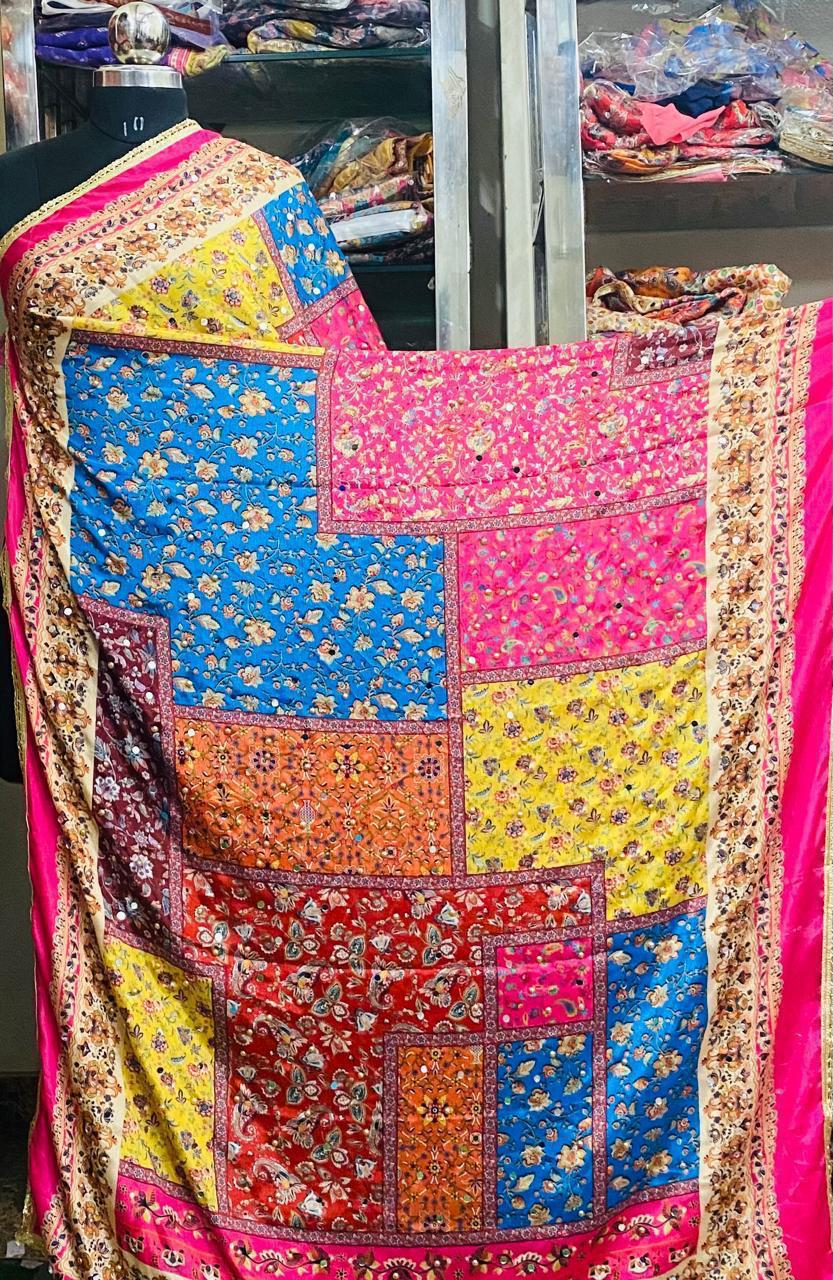 Mirror Work Dupatta Handwork Dupatta 2025MAR2613