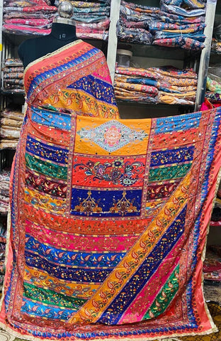 Mirror Work Dupatta Handwork Dupatta 2025MAR2720