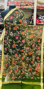 Handwork Organza Aari Work Dupatta2025APL0202