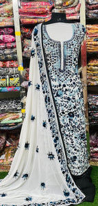 Georgette Phulkari Suits Handwork 2025APL0402