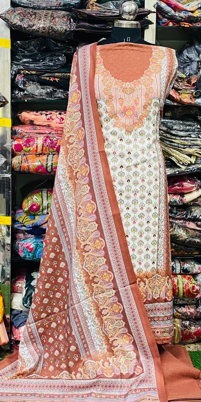 Winter Pashmina Suits Set 2025APL0508