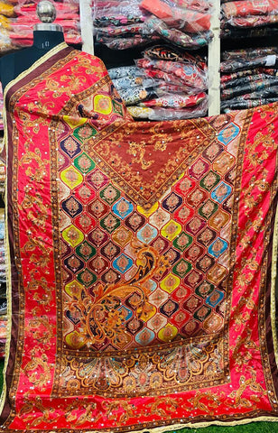 Mirror Work Dupatta Handwork Dupatta 2025APRIL0934