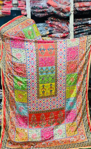 Mirror Work Dupatta Handwork Dupatta 2025APRIL1405