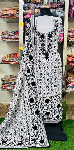 Georgette Phulkari Suits Handwork 2025APL2521