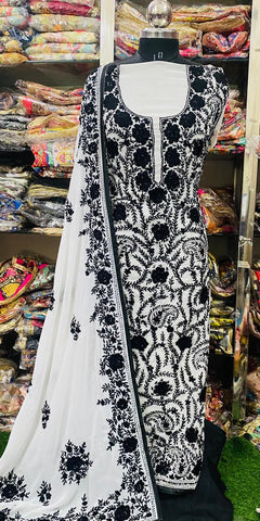 Georgette Phulkari Suits Handwork 2025APL2528