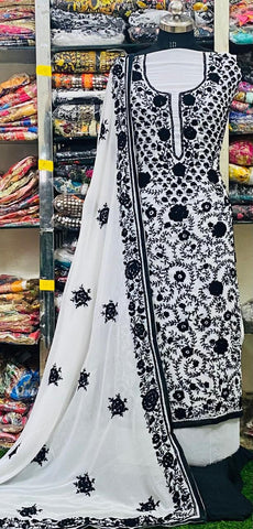 Georgette Phulkari Suits Handwork 2025APL2532