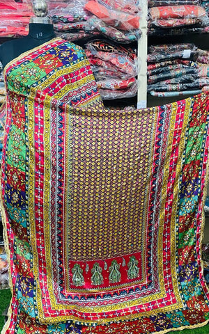Mirror Work Dupatta Handwork Dupatta 2025APRIL2503