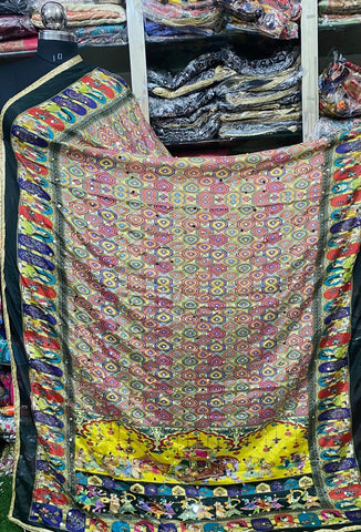 Mirror Work Dupatta Handwork Dupatta 2025APRIL2554