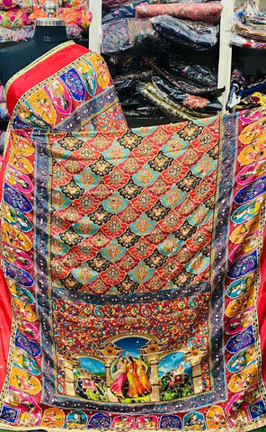Mirror Work Dupatta Handwork Dupatta 2025APRIL2631