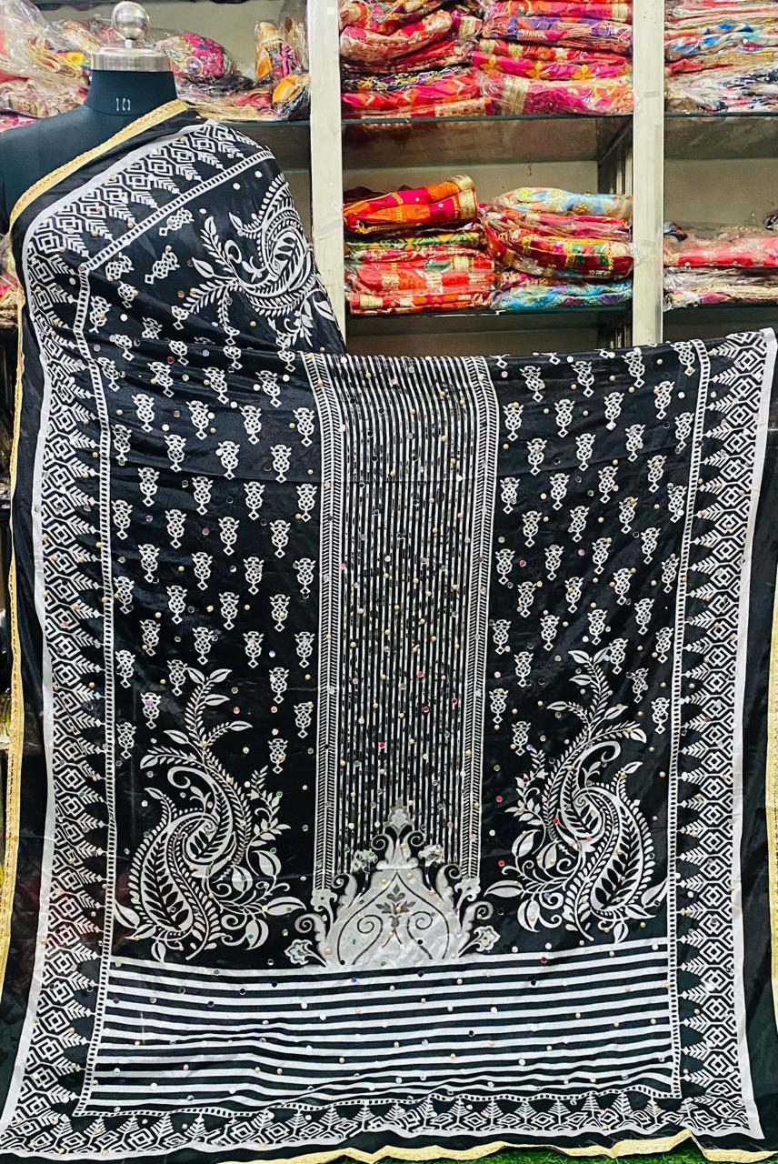 Mirror Work Dupatta Handwork Dupatta 2025APRIL26333