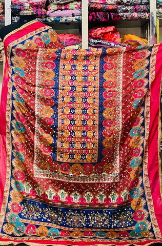 Mirror Work Dupatta Handwork Dupatta 2025APRIL2636