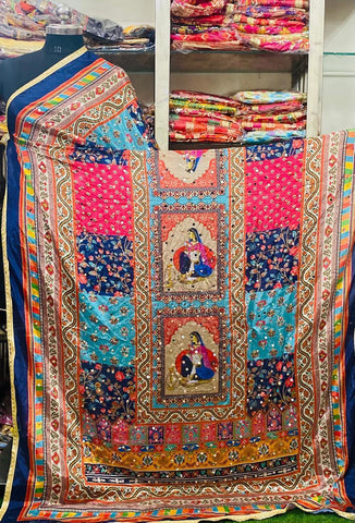 Mirror Work Dupatta Handwork Dupatta 2025APRIL2648