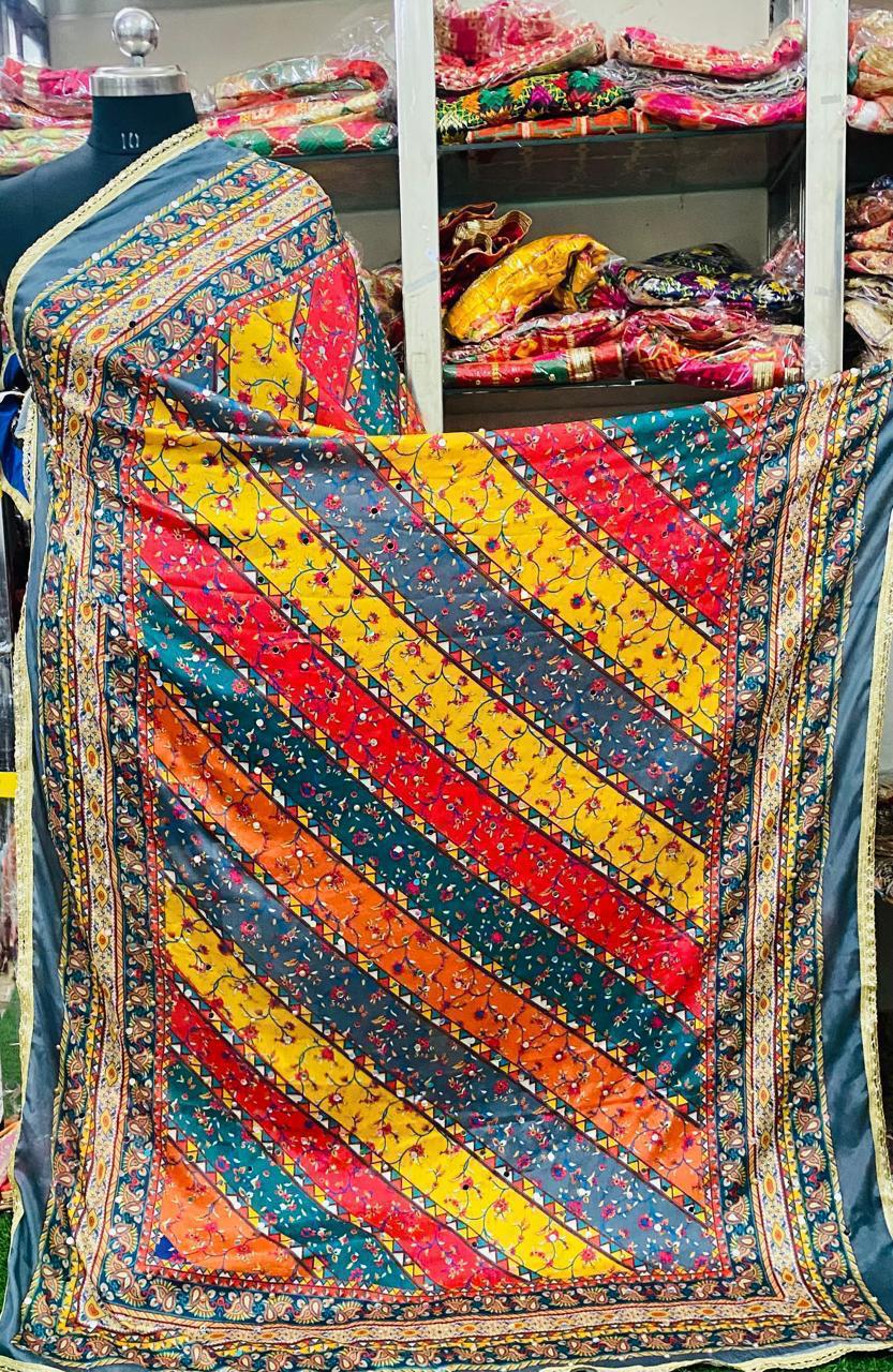Mirror Work Dupatta Handwork Dupatta 2025APRIL2649