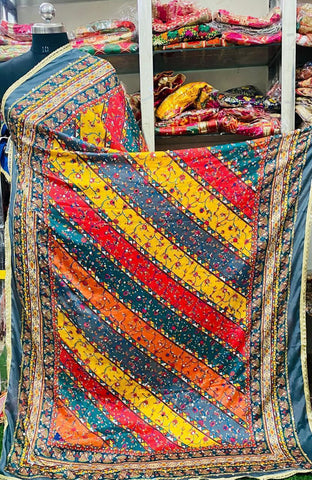 Mirror Work Dupatta Handwork Dupatta 2025APRIL2649