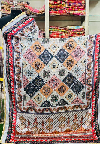 Mirror Work Dupatta Handwork Dupatta 2025APRIL2915