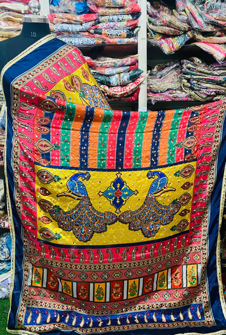 Mirror Work Dupatta Handwork Dupatta 2025APRIL2921
