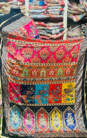 Mirror Work Dupatta Handwork Dupatta 2025APRIL2934