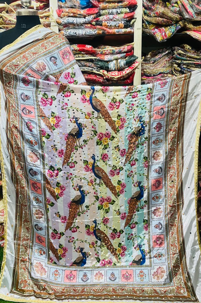 Mirror Work Dupatta Handwork Dupatta 2025APRIL2937