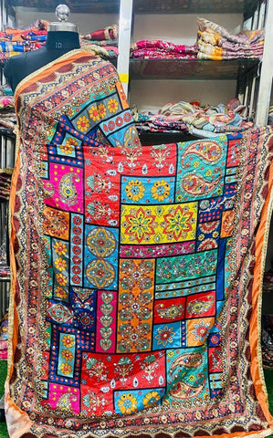Mirror Work Dupatta Handwork Dupatta 2025APRIL3003