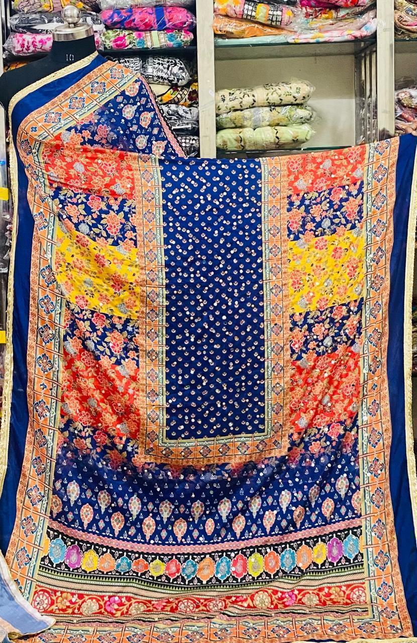 Mirror Work Dupatta Handwork Dupatta 2025APRIL3015