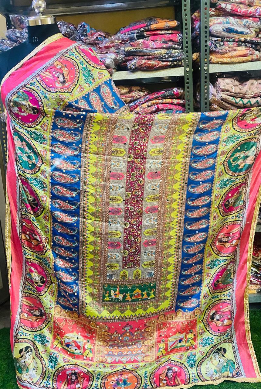 Mirror Work Dupatta Handwork Dupatta 2025MAY0301