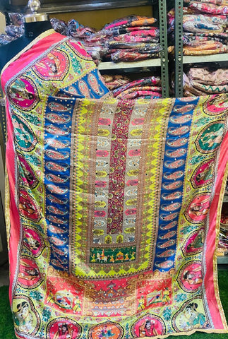 Mirror Work Dupatta Handwork Dupatta 2025MAY0301