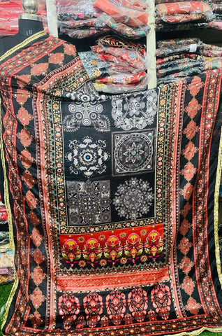 Mirror Work Dupatta Handwork Dupatta 2025MAY0512