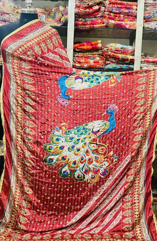 Mirror Work Dupatta Handwork Dupatta 2025MAY0609