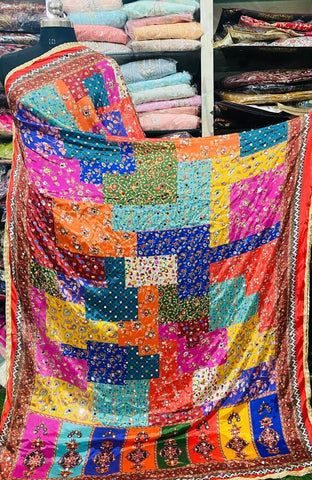 Mirror Work Dupatta Handwork Dupatta 2025MAY0616